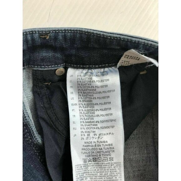 Diesel Womens Blue Skinzee  Slim Skinny  W25 L30 - Picture 8 of 12